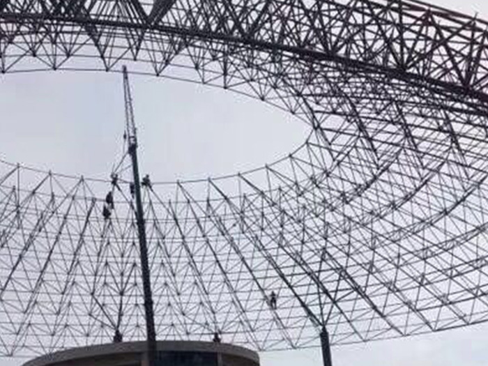 万宁篮球馆球形网架厂家价格